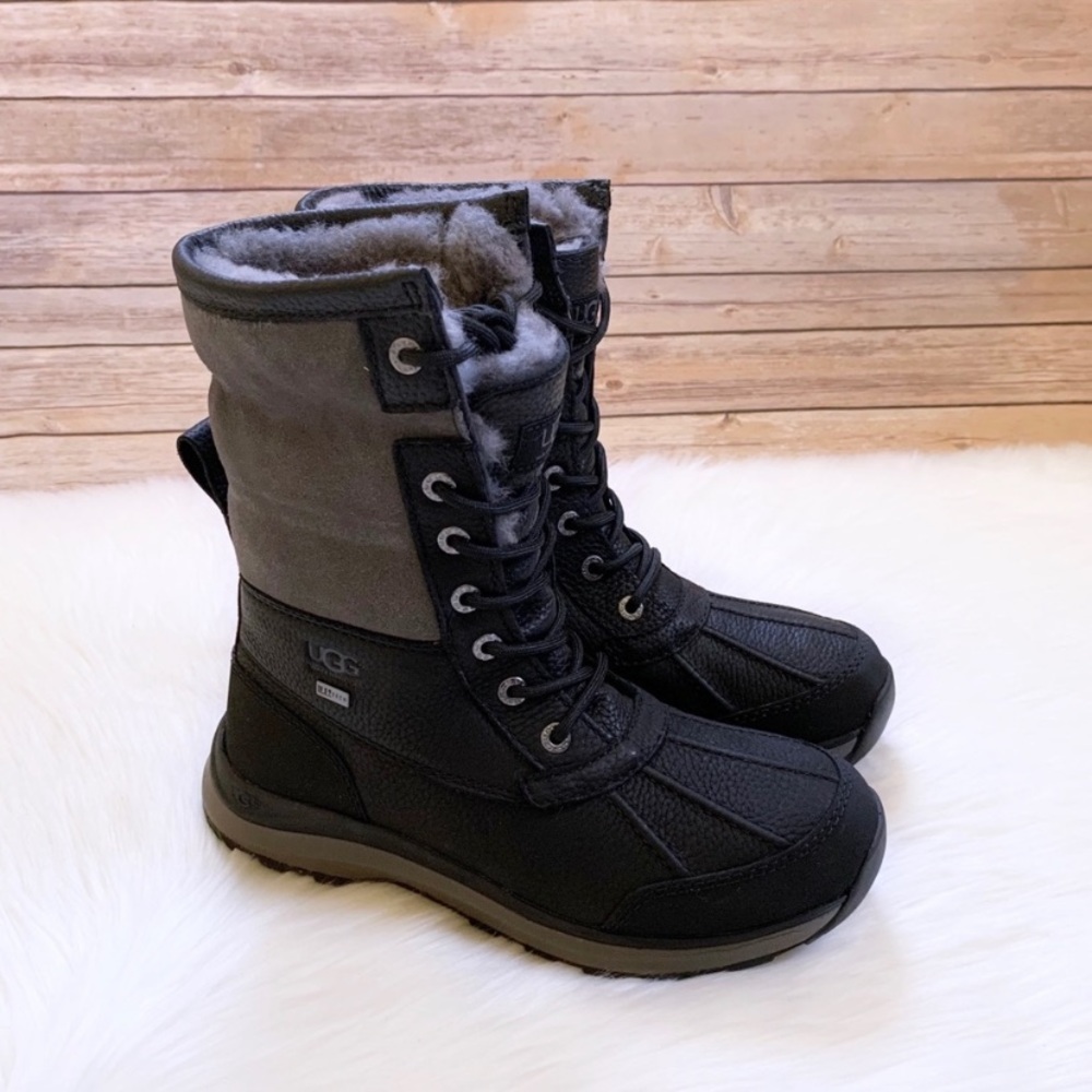 UGG Adirondack III Black Waterproof Boots - Picture 2 of 11